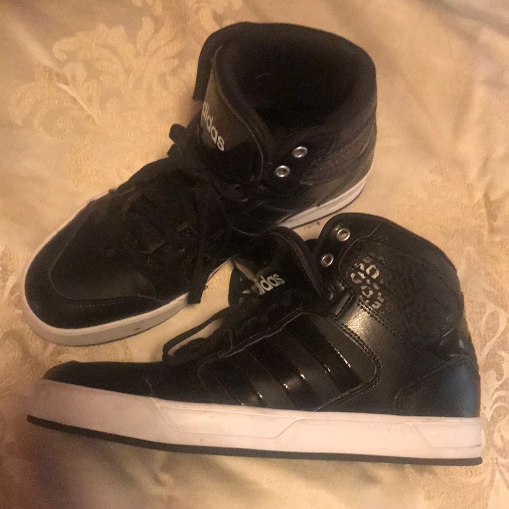 Black Adidas high tops